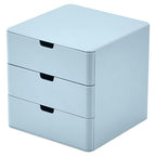 3-Drawer Vanity Organizer, Compact Storage Organization Drawers Blue - color: Blue