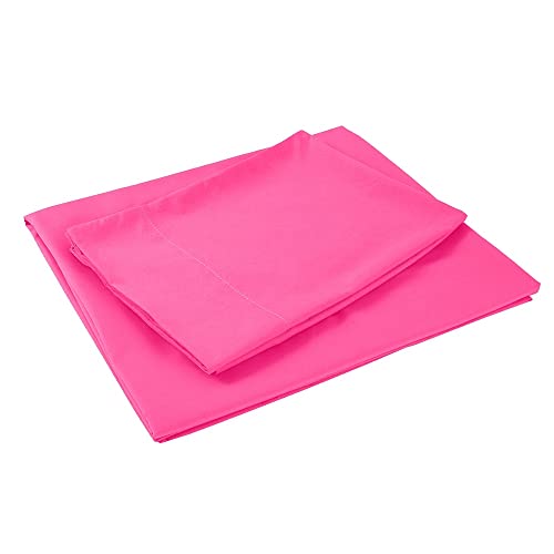 Sfoothome Queen Sheets Set - Hotel Luxury 4-Piece Bed Set, Extra Deep Pocket, 1800 Series Bedding Set, Wrinkle & Fade Resistant, Sheet & Pillow Case Set (Queen, Hot Pink) - color: Hot Pink-4 Pieces, size: Queen