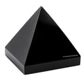 Amazing Gemstone Black Obsidian Pyramid Crystal Healing Stones - 2" Great Pyramid Figurine of Natural Stone Pyramid for Meditation, Reiki, Chakra Balancing and Crystal Pyramids Grid - color: Black Obsidian
