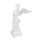 GLOGLOW Desktop Decorative Items Unique Design, Durable Material with AntiSlip Pad for Living Room, Office, Study Room Decor Sculpture Figurine, Nan (BS1055 medium white) - size: BS1055 medium white