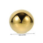 Modern Nordic Ceramic Ball Sculpture for Living and Office Decor Abstract Geometric Art Ornament for Shelf Table Centerpiece Unique Porcelain Ball Statue Accent