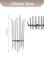 Sziqiqi Wall Candle Holder Black: Wall Candle Sconces Set of 2 for Pillar - Modern Sconces Decor for Living Room Bedroom Bathroom Fireplace Shelf