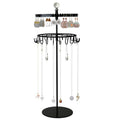 Double layered jewelry storage stand, earrings and necklaces storage