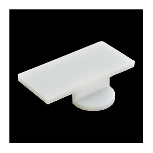 Bookshelf Organizer Tool Align Books A Spirit Level for Books Plastic Bookend Book Shelf Guide for Home Office Library, Book Stopper, Desktop Organizer (White) - color: White