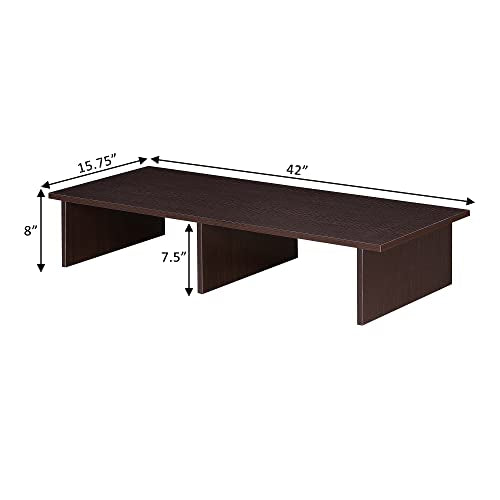 Convenience Concepts Designs2Go TV/Monitor Riser for TVs up to 46 Inches, Espresso - color: Espresso, size: Large