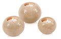 Radicaln Marble Tealight Candle Holder 4" Inches Verona Handmade Set of 3 Mini Votive Candle Holders for Wedding Table Setting, Ideal Marble Taper Holder for Kitchen Table - color: Verona