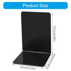 Book End L-Shaped Bookends Book Holders Shelf Bookends Support Rack Book Stoppers Decorative Bookends for Office