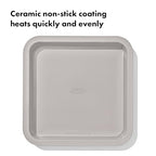 OXO Good Grips Non-Stick Pro Ceramic Coated Metal Bakeware 9” Square Cake Pan – Biscuit - color: Biscuit, size: 9" Square Cake Pan