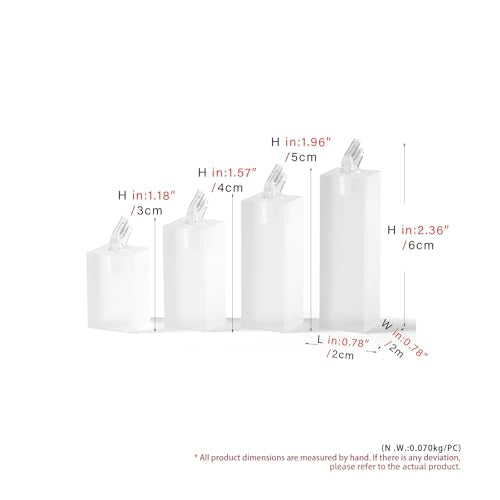 Acrylic Jewelry Ring Display Stand 4 Piece Acrylic Jewelry Ring Display Stand Showcase(Frosted Finish) - color: Frosted Finish