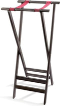 New Star 20038 Mahogany Finish Solid Birchwood Tray Stand, 38-Inch, Brown - size: Mahogany Finish (38-Inch)