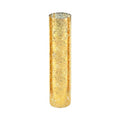 WGVI Hurricane Candle Holder Sleeve, W: 4", Ht: 16", Gold Speckled Glass Cylinder Open Both Ends, Chimney Tube Shade, 1 Piece - size: 4x16"H