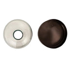 Creative Co-Op Sophisticated Glass Cloche with Metal Tray, Clear and Black Nickel - color: Nickel