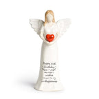 70th Birthday Gifts for Women, Happy 70th Birthday Gifts for Mom, Grandma, Aunt, Mother-in-Law, Friend, Ceramic Angel Figurine - color: Sy0223