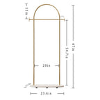 Gold Clothing Rack with Marble Base, Modern Gold Coat Racks Freestanding with 2 Hooks, Heavy Duty Clothes Rack, Coat Rack Stand for Entryway, Bedroom, Living Room, Boutiques - style: Coat-23.6''W