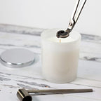 Airy Abode Candle Wick Trimmer and Candle Snuffer Accessory Set – Pick Your Color - color: Brushed Gold