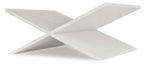 Honygebia White Acrylic Book Stands - Cross Frame Acrylic Book Holder, Open Bookstand for Display and Reading, Suitable for Art, Bible, Cookbook, Easel, Magazine, Textbooks 12.5" x 9.5" x 5.5" - color: White