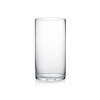 WGV Cylinder Glass Vase, Width 6", Height 12", [Different Heights Available] Clear Container Terrarium for Wedding Centerpiece, Party Event, Home Decor, 1 Piece - size: 6"x12"H