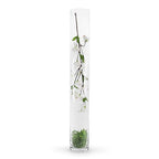 WGVI Quality Thick Weighted Tall Clear Cylinder Glass Vases, 4" W x 28" H, Flower Arrangement Floating Candle Holders Wedding Centerpieces Event Floral Container Floor Display Home Décor, 1 Piece - size: 4"x28"H