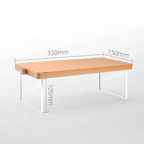 Wood Display Risers, Organizer Stand, Riser Stand for Figures, Cupcake, Perfume and More (Acrylic S 32*15*10.5cm/12.60*5.91*4.13inches) - color: Acrylic S 32*15*10.5cm/12.60*5.91*4.13inches