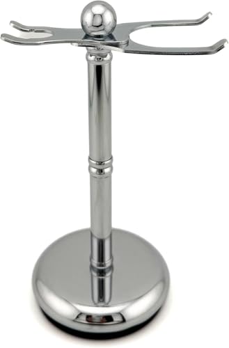 Parker Safety Razor, The Adjust-O-Stand, Adjustable Safety Razor & Shave Brush Stand, Simple to Customize to fit Any Size Shave Brush - PATENT PENDING