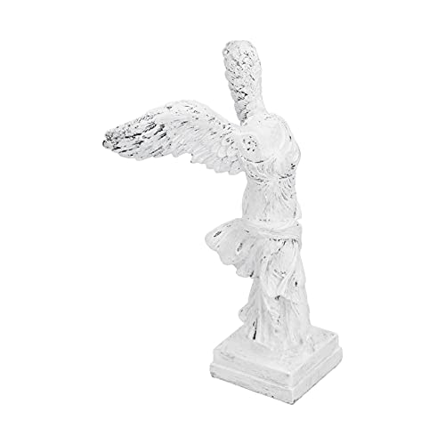GLOGLOW Desktop Decorative Items Unique Design, Durable Material with AntiSlip Pad for Living Room, Office, Study Room Decor Sculpture Figurine, Nan (BS1055 medium white) - size: BS1055 medium white