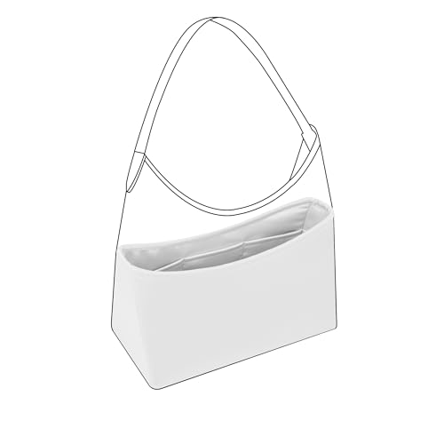DGAZ Silk Purse Organizer Insert For GYARD Hobo Bags,Silky Smooth Bag Organizer，Luxury Handbag & Tote Shaper(Beton) - color: Beton