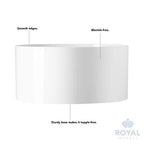Royal Imports Flower Acrylic Vases Cylinders - Decorative Centerpiece Display for Home or Wedding - Non Breakable Plastic, 8X4 - White - size: 8"x4"
