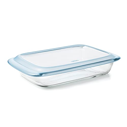 OXO Good Grips Freezer-to-Oven Safe 3 Qt Glass Baking Dish with Lid, 9 x 13 - size: 3 qt, style: Glass 3 Qt Baking Dish
