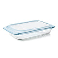 OXO Good Grips Freezer-to-Oven Safe 3 Qt Glass Baking Dish with Lid, 9 x 13 - size: 3 qt, style: Glass 3 Qt Baking Dish