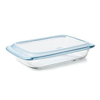 OXO Good Grips Freezer-to-Oven Safe 3 Qt Glass Baking Dish with Lid, 9 x 13 - size: 3 qt, style: Glass 3 Qt Baking Dish