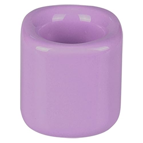 Mega Candles 5 pcs Lavender 1/2 Inch Diameter Ceramic Chime Ritual Spell Candle Holders, Great for Casting Chimes, Meditation, Rituals, Spells, Vigil, Witchcraft, Wiccan Supplies - color: Lavender, size: 5 Pieces
