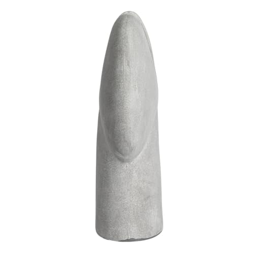 Bloomingville Modern Terracotta Abstract Vase, Grey - color: Distressed Grey