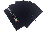 888 Display USA Black Velour Jewelry Pads 5 Pack - Organizer for Jewelry Trays - color: Black