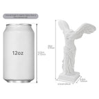 5 Inch Winged Victory of samothrace Statue, Resin White Art Greek & Roman Mythology Classical Goddess Winged Victory Sculpture for Home Decor,Goddess of Victory Samothrace Statue - style: Samothrace Statue