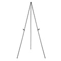 Amazon Basics Easel Display Stand, Instant Floor Poster, Lightweight, Collapsible and Portable with Tripod Base, Black Steel (supports 5 pounds) - size: 39.17"D x 43.5"W x 60.83"H