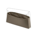DGAZ Silk Purse Organizer Insert Fits Hermes Kelly Elan Bags，Silky Smooth Bag Organizer，Luxury Handbag & Tote Shaper(Etoupe Grey) - color: Etoupe Grey