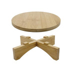 Oedema 7.6" Solid Wood Small Plant Stand Round Plant Riser Short Plant Stand Indoor for Small Plants, Flower Pot, Vase, Home Decor - size: 7.6inch/193mm