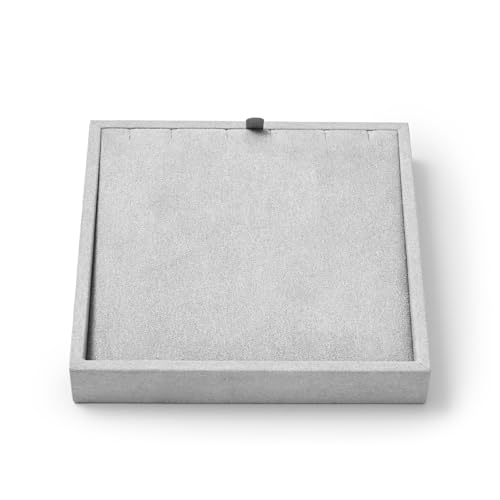 Oirlv Microfiber Jewelry Pendant Display Tray Easy-Assemble Modular Jewelry Tray - style: P13508