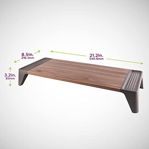 Philips Wooden Stand, Supports Up to 20bs, Space Saving Style, Portable Desk, Work from Home, Office, Travel, DLK0100W/37, Walnut