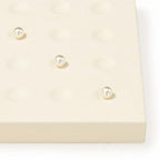 Oirlv Microfiber Diamonds Gemstones Jewelry Display Organize Tray Crystal Beads Holder for Stones Display Organizer Showcase(Beige) - color: Beads Charms P13410
