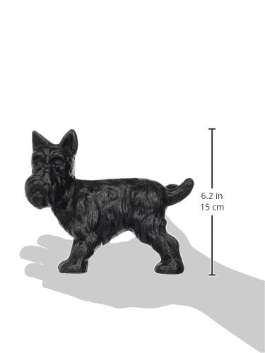 Design Toscano Naughty Peeing Scotty Dog Die-Cast Iron Bookend and Doorstop - style: Naughty Peeing Dog