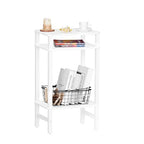 YUFAM Side Table End Table Tall Night Stand 3-Tier for Living Room Bedroom Bathroom Office Furniture White - color: White, size: 3 Tier