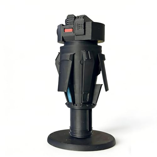 3D Printed Shredder Figurine,12cm with Base Gaming Inspired Desk Decor Game Fan Collectible - color: Black/12cm