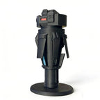3D Printed Shredder Figurine,12cm with Base Gaming Inspired Desk Decor Game Fan Collectible - color: Black/12cm
