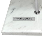 Men's Premium Handcrafted Watch Display Stand,Watch Stand,Watch Organizer,Watch Holder,Bracelet Display Stand,Elegant Marble Base with Leather Surface (white) - color: white