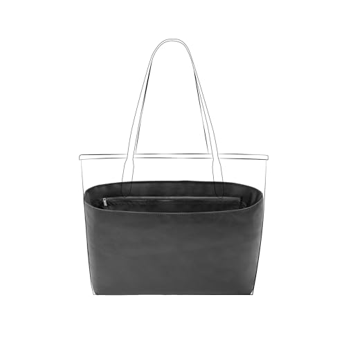 DGAZ Lightweight-Purse Organizer Insert for Coach City Bag,silk and DupontPaper handbag inner for Luxury Bags(City33,Black) - color: Black, size: City33