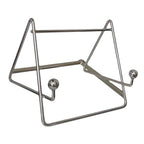 Pwshymi Desktop Tablet Stand Stable Support Minimalist Design Multifunctional for Tablets Books Stainless Steel 7.87in