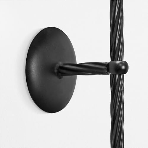 Large Wall Candle Holder Set of 2 Twisted Candle Sconces Wall Mount Metal Candle Holders Decor for Bedroom Dining Room 23.5" (Black) - color: Black -2