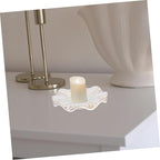 Levemolo Minimalist Ceramic Tealight Candle Holder Small and Table Centerpiece for Wedding