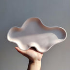 Wehous Large Irregular Tray Resin Concrete Molds, Cloud Shape Tray Silicone Mold, Creative Storage Container Trinket Jewelry Plate Dish Vanity Candle Holder Epoxy Casting Mold Wedding Christmas Decor